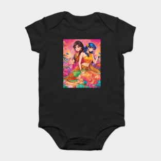 i love anime sister Baby Bodysuit